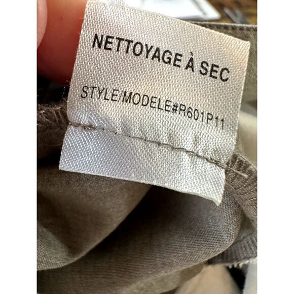 ROBERT RODRIGUEZ Women's Lace Trim Clam Digger Trouser Pants Tan Size 6 - Picture 12 of 12